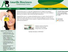 Tablet Screenshot of amarbio.com